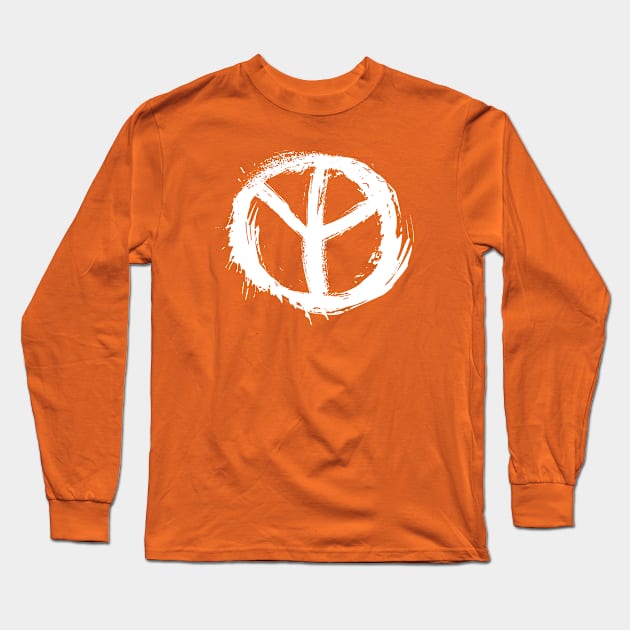 Peace Sign Long Sleeve T-Shirt by Etopix